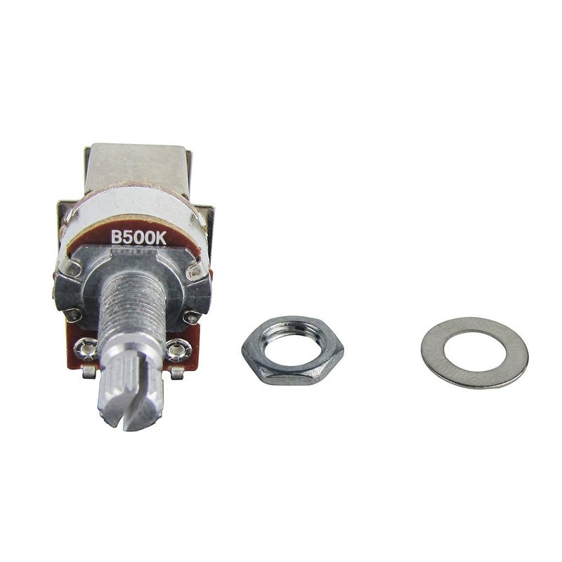 FLEOR 2pcs Push Pull Guitar Pots 18mm Split Shaft B500K Linear Taper Potentiometers - Image 3